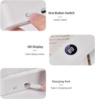 Lampu Buku Isi Ulang 1200mAh LED Jernih Datar HD Dapat Diredupkan 3 Warna Timer Hadiah untuk Pecinta Baca Lampu Malam LED untuk Pembaca