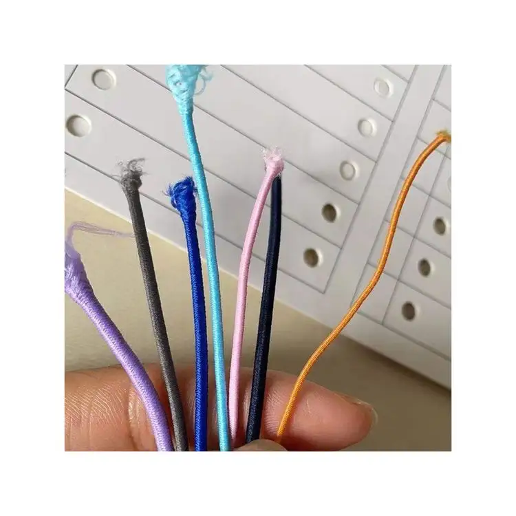 Perfect Quality 2.5mm To 10mm Customized Colorful Strong Stretch Bungee Elastic Cord