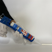 Vente en gros d'usine, mastic silicone transparent pour fenêtres, adhésif de construction polyvalent pour le verre