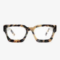 Monture de lunettes optiques 2025 lunettes haut de gamme anti-lumière bleue lunettes 2025 rétro acétate monture carrée lunettes
