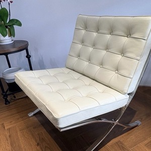 Sillón <span class=keywords><strong>Barcelona</strong></span> Individual, Sillón <span class=keywords><strong>de</strong></span> Ocio Nórdico Simple, Sillón <span class=keywords><strong>de</strong></span> Diseño con Brazos Metálicos para Sala <span class=keywords><strong>de</strong></span> Estar, Hotel o Habitación Modelo, Tapizado <span class=keywords><strong>en</strong></span> Cuero o Tela - Product Image 2