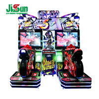 Nouveau simulateur de course moto 2026 avec cadre métallique, prise en charge de la langue espagnole, garantie 1 an - Équipement de jeu d'arcade pour 2 joueurs