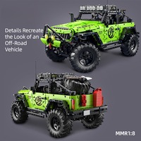 Véhicule tout-terrain KAVO 66626 1:8 en blocs de construction, 2360 pièces, modèle de voiture SUV Rubicon MOC, jouet en briques, sortie d'usine