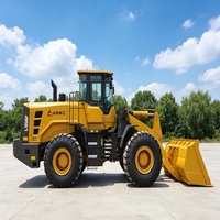 Wenig Betriebsstunden 5 Tonnen SDLG L956F Radlader mit Klimakabine für Sand- und Steinbeladung