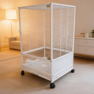 Vente directe usine – Cage à oiseaux portable à bas <span class=keywords><strong>prix</strong></span> pour l'élevage extérieur des oiseaux de compagnie et l'observation des oiseaux dans le jardin - Product Image 1