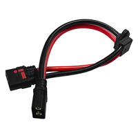 Câble de batterie QS8 avec adaptateur coudé IEC C13 110A 7AWG pour la charge de batteries lithium de vélos électriques/trottinettes