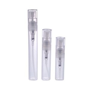 Transparent Plastic <b>Spray</b> Bottles 2ml 3ml 5ml For Perfume Toner <b>Moisturizer</b> Travel Size With Cover - Product Image 1