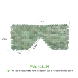 Máscara de Ojos de Cuarzo Rosa 100% Natural, Reutilizable, Herramienta de Belleza Facial Antienvejecimiento, Terapia de Frío, Masajeador de Ojos, Aplicación Facial - Product Image 2