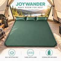 Matelas pneumatique de camping et de randonnée en plein air, gonflable automatiquement, en taffetas de polyester léger