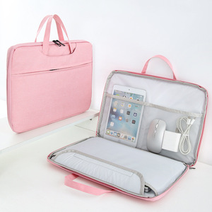 Sac à bandoulière étanche en polyester pour ordinateur portable, mallette de voyage professionnelle portable pour hommes, 14-15 pouces - Product Image 3