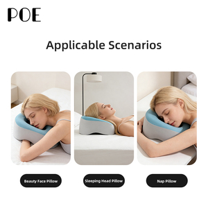 Almohada de Masaje <span class=keywords><strong>para</strong></span> Salón de Belleza y Spa, Almohada de Relajación <span class=keywords><strong>para</strong></span> el Cuidado Facial de la Piel, Almohada Facial de Espuma Viscoelástica en Forma de U Multiusos <span class=keywords><strong>para</strong></span> las Cuatro Estaciones - Product Image 3