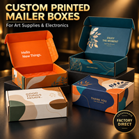 Boîte d'expédition personnalisée avec logo pour les petites entreprises, les fournitures de papeterie, les fournitures artistiques, les boutiques de détail et les cadeaux créatifs
