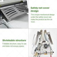 Support Épais Vertical Biscuit Pas Cher Donut Flatter Cutter Pâte Laminoir Équipement De Boulangerie avec Turc pour Tarte Danoise