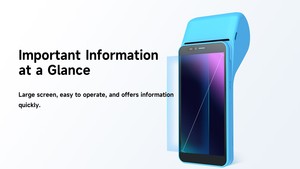 WCT-T80 di động thông minh POS thiết bị đầu cuối máy màn hình cảm ứng xoay thẻ tín dụng đứng NFC <span class=keywords><strong>Bluetooth</strong></span> <span class=keywords><strong>USB</strong></span> bao gồm POS phần mềm hệ thống - Product Image 2