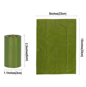 Wholesale Custom High Quality Eco Friendly HDPE Biodegradable <b>Compostable</b> Scented Pet Dog Poop <b>Bag</b> Roll Outdoor Use 7-8microm - Product Image 3