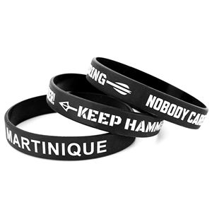 개인화 된 얇은 방수 친환경 부드러운 실리콘 여러 가지 빛깔의 농구 이벤트 체육관 화면 인쇄 사용자 정의 팔찌 - Product Image 5