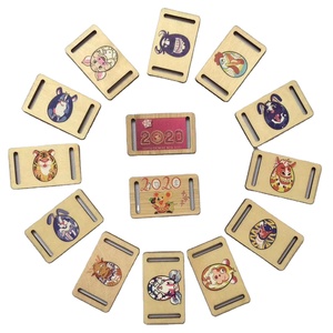 कस्टम UV मुद्रित बांस लकड़ी 13.56mhz nfc Rfid कुंजी कार्ड के लिए प्रवेश कुंजी कार्ड - Product Image 1