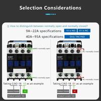 Kontaktor AC 3-Fasa 50Hz Seri Chint CJX2-9511 Arus Terukur 9-95A Pemasangan Rel Din 660V