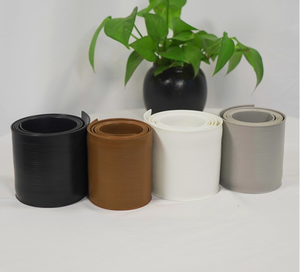 Phào chân tường PVC màu xám hiện đại, chất liệu cao su, dùng cho khách sạn và bệnh viện, phụ kiện trang trí sàn nhà - Product Image 5