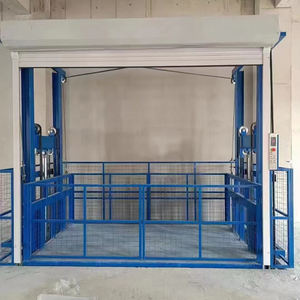 מעלית מטען הידראולית חשמלית ניידת, שלט אלחוטי, מבנה פלדה, גובה הרמה 3 מטר, למפעלים קטנים - Product Image 6