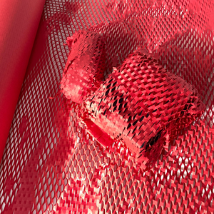 Papier d'art kraft à grille rouge de taille personnalisée, extensible et fabriqué dans un nouveau matériau-Papier d'emballage de fantaisie en papier journal offset pour une qualité unique - Product Image 3