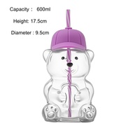 Verres à boire en forme d'ours en peluche au design classique, mignons et amusants, pour le café, le jus, le thé et le lait, pour une utilisation dans les restaurants
