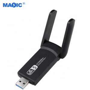 Adaptateur Wifi USB3.0 AC 1300 Mbps en gros, double bande 5.8G, Wifi 6, adaptateur USB, lecteur gratuit, dongle USB3.0 externe, <span class=keywords><strong>antenne</strong></span> pour PC - Product Image 4