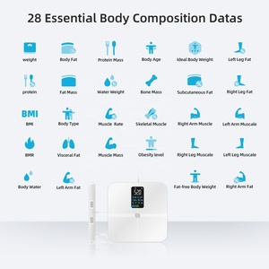 180 kg 396 lb kabellose elektronische Körpergewicht-Fettwaage Bad digitale Skala Messgerät Bmi - Product Image 4