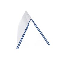 Plaque de nom de bureau en PVC acrylique blanc en forme de V, écologique, fabriquée au Vietnam, pratique et facile à installer, vente en gros