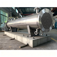 Échangeur de chaleur industriel en acier sanitaire, mini échangeur à double tube