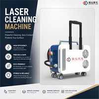 Machine de nettoyage au laser pulsé refroidie par air de 300 W pour l'élimination des résidus de moules en caoutchouc et des sulfures