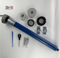 Moteur tubulaire AC moderne à couple élevé Brill Factory Direct 475W IP44 pour porte de garage/abri BR59M-140N avec garantie de 3 ans