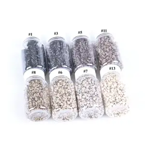 High Quality Small Round Silicone Links Bead Micro Rings Hair Extensions Beads Hair Styling Tool