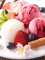 Poudre de crème glacée automatique U-PICK pour dessert, jus, bubble tea, durée de conservation de 24 mois, emballage de 1 kg