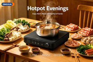 Cuisinière à <span class=keywords><strong>induction</strong></span> portable 2000W à brûleur unique, commande tactile, <span class=keywords><strong>plaque</strong></span> en platine étanche, OEM pour usage domestique et commercial - Product Image 2