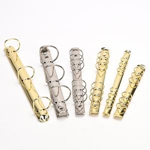 Maßgefertigte Aktenklammern mit Metallmechanismus O-Ring D-Ring Q-Ring Schräg-D-Ring; Wiederverwendbar Individuelle Farbe Individuelle Größe Nietlöcher - Product Image 1