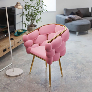 Nouvelle Chaise de Salon de Beauté Minimaliste et Durable avec Revêtement en Tissu pour la Maison, le Bureau, le Salon ou l'Appartement - Product Image 1