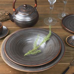 أطقم أواني طعام فاخرة للإفطار وأدوات مائدة للمطبخ وأطباق عشاء من البورسلين الفاخر، أطباق سيراميك بتصميم كلاسيكي لبوفيه الفنادق - Product Image 3