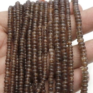 Piedra preciosa Natural de color marrón granate, cuentas de piedra Natural - Product Image 3