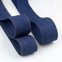 10-40mm Double Face Point Denim Ruban Accessoires De Couture Cour Jardin Décor Jeans Bande