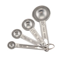 Ensemble de cuillères à mesurer en alliage d'aluminium anodisé de qualité alimentaire, manche long, outil de cuisine ergonomique, mesure précise, café, épices
