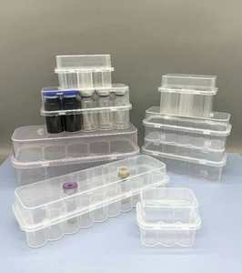 Wholesale 10ml 2 Vials Slots Holder <b>Plastic</b> Vial Storage <b>Box</b> for Peptide Lyophilized Powder Portable Packaging Case - Product Image 6