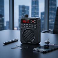 Amplificateur vocal portable Y819 avec écran numérique LED, radio FM, lecteur MP3, USB, TF, AUX pour l'enseignement et les guides touristiques