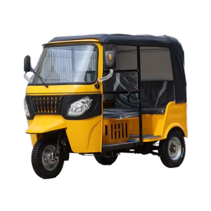 Motocyclette à trois roues ouverte personnalisable à essence 200cc avec side-car Rickshaw Tuk Tuk <span class=keywords><strong>Taxi</strong></span> pour le transport de passagers - Product Image 6