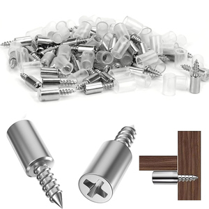 Soportes Cilíndricos de Acero Inoxidable Reforzado Taiming para Estantes, Tornillos de Soporte para Estantes de Gabinetes de Cocina - Product Image 3