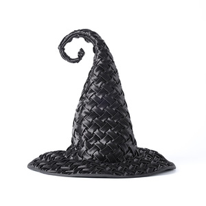 Chapeau de sorcière Luling Yaoyao, taille unique, noir, tissé, pour fête costumée d'Halloween - Product Image 5