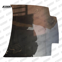 Kit carrosserie ICOOH Racing OEM ABS noir brillant avec revêtement transparent, capot avant avec évents pour Nissan 180SX 1998-1999