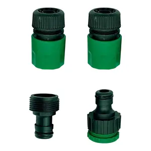 4Pcs Pack Universal Water Tap Connector Garden Hose Pipe Connector Kitchen Faucet Adapter Watering Irrigation Tool