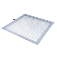 Le plus récent haute puissance 96W/120W 2x2 LED rétro-éclairé carré Grille panneau lumineux couleur blanche pour bureau boutique hôpital bibliothèque laboratoire