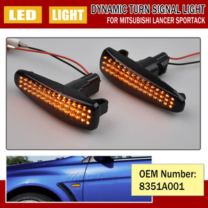 Dẫn năng động tín hiệu lần lượt ánh sáng cho Mitsubishi Lancer tiến hóa EVO x Outlander thể thao rvr asx ảo ảnh 2014 + bên đánh dấu - Product Image 6